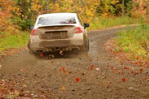 Jamey Randall / Andrew Rausch Subaru WRX on SS13, Trouble.