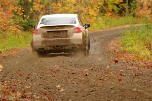 Jamey Randall / Andrew Rausch Subaru WRX on SS13, Trouble.