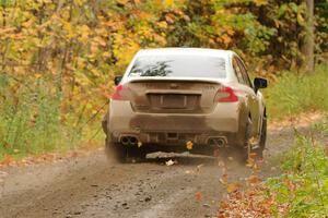 Jamey Randall / Andrew Rausch Subaru WRX on SS13, Trouble.