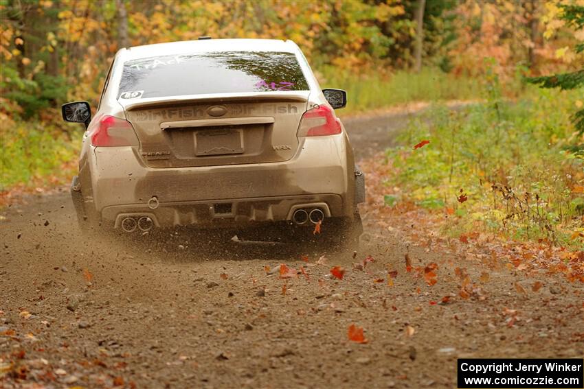 Jamey Randall / Andrew Rausch Subaru WRX on SS13, Trouble.