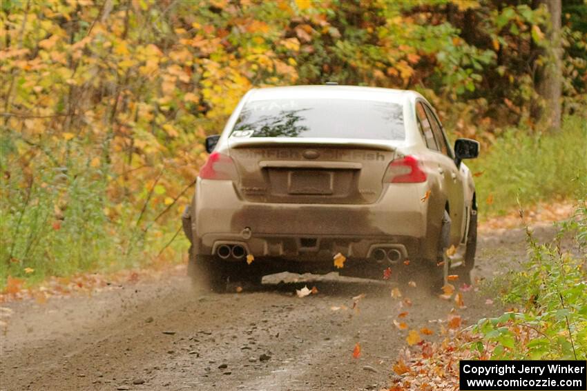 Jamey Randall / Andrew Rausch Subaru WRX on SS13, Trouble.