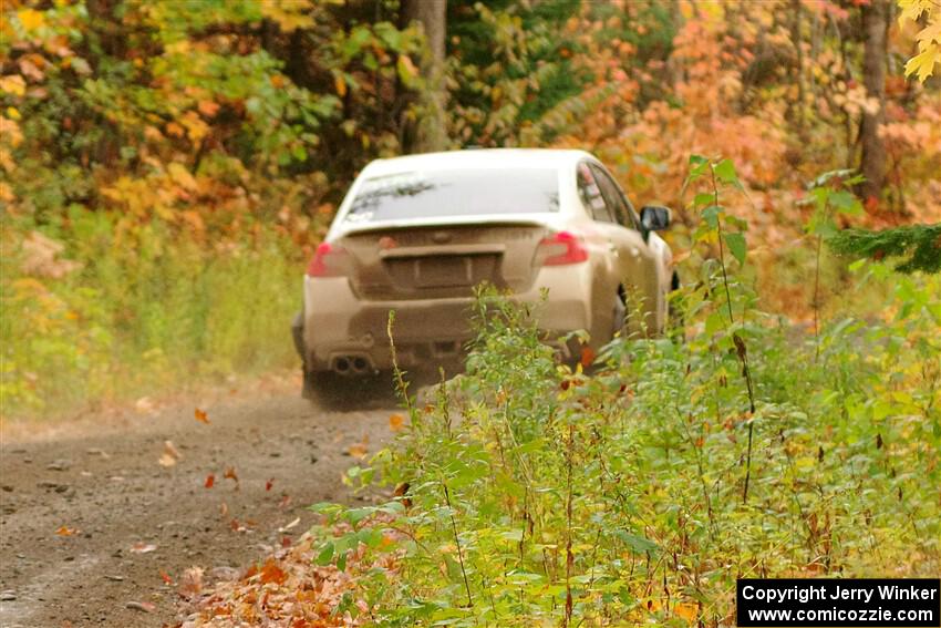 Jamey Randall / Andrew Rausch Subaru WRX on SS13, Trouble.