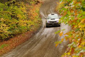 Scott Crouch / Ryan Scott Subaru WRX on SS13, Trouble.