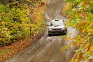 Scott Crouch / Ryan Scott Subaru WRX on SS13, Trouble.