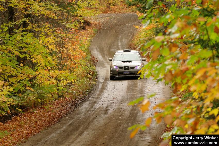 Scott Crouch / Ryan Scott Subaru WRX on SS13, Trouble.