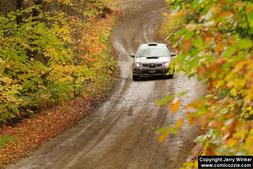 Scott Crouch / Ryan Scott Subaru WRX on SS13, Trouble.