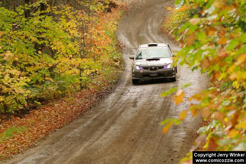 Scott Crouch / Ryan Scott Subaru WRX on SS13, Trouble.