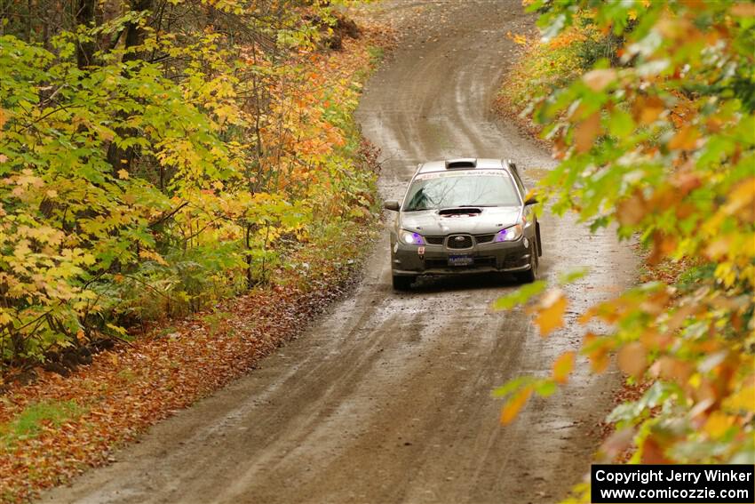 Scott Crouch / Ryan Scott Subaru WRX on SS13, Trouble.