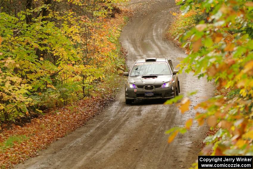 Scott Crouch / Ryan Scott Subaru WRX on SS13, Trouble.