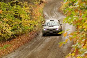 Scott Crouch / Ryan Scott Subaru WRX on SS13, Trouble.