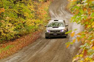 Scott Crouch / Ryan Scott Subaru WRX on SS13, Trouble.