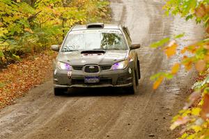 Scott Crouch / Ryan Scott Subaru WRX on SS13, Trouble.