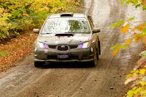 Scott Crouch / Ryan Scott Subaru WRX on SS13, Trouble.