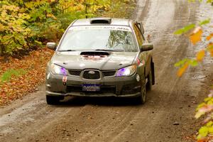 Scott Crouch / Ryan Scott Subaru WRX on SS13, Trouble.