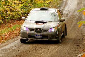 Scott Crouch / Ryan Scott Subaru WRX on SS13, Trouble.