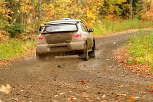 Scott Crouch / Ryan Scott Subaru WRX on SS13, Trouble.