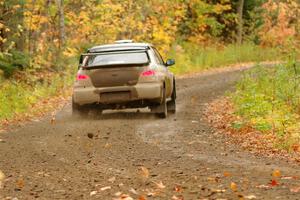 Scott Crouch / Ryan Scott Subaru WRX on SS13, Trouble.