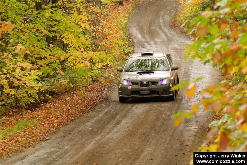 Scott Crouch / Ryan Scott Subaru WRX on SS13, Trouble.