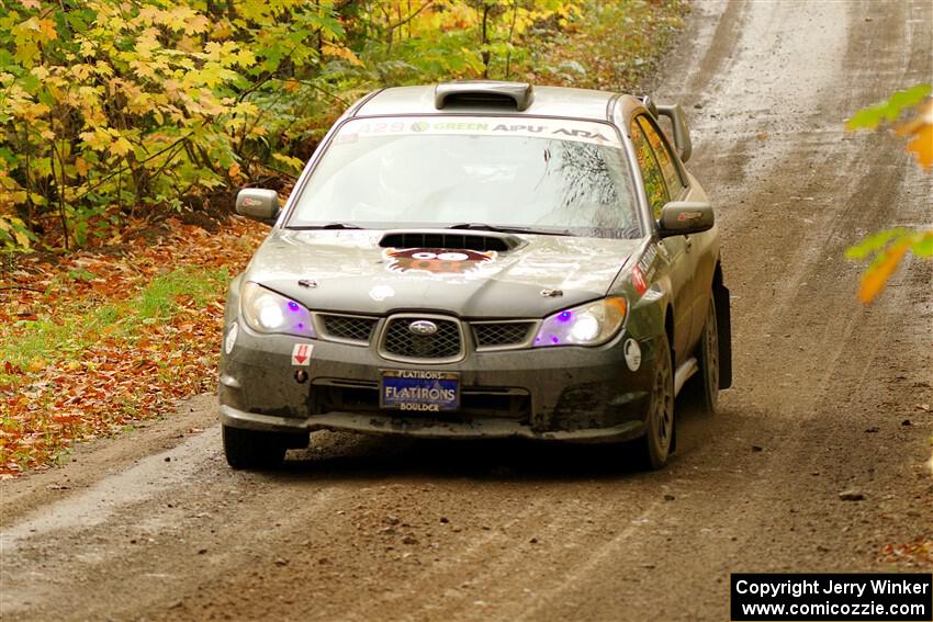 Scott Crouch / Ryan Scott Subaru WRX on SS13, Trouble.