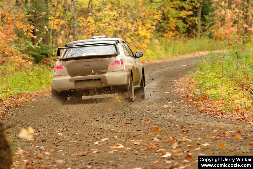 Scott Crouch / Ryan Scott Subaru WRX on SS13, Trouble.