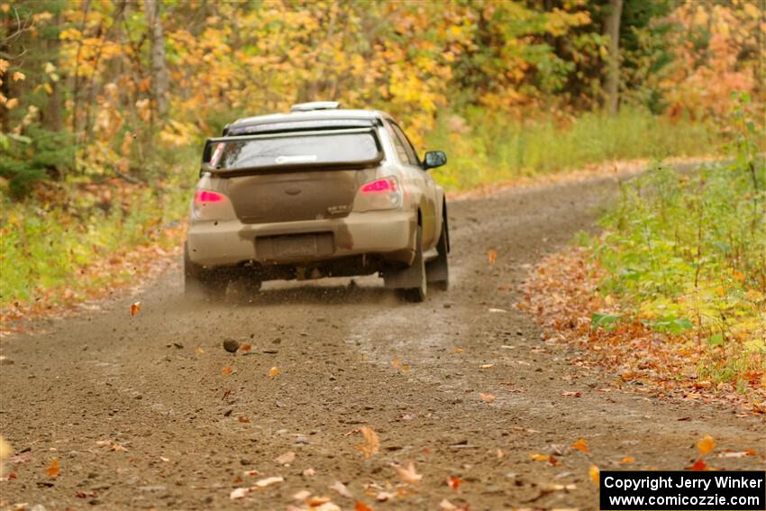 Scott Crouch / Ryan Scott Subaru WRX on SS13, Trouble.