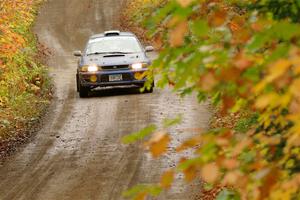 Corey Morris / Josh Nykanen Subaru Impreza on SS13, Trouble.