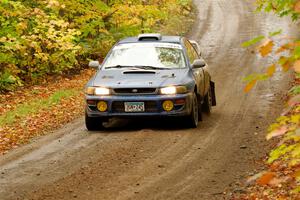 Corey Morris / Josh Nykanen Subaru Impreza on SS13, Trouble.