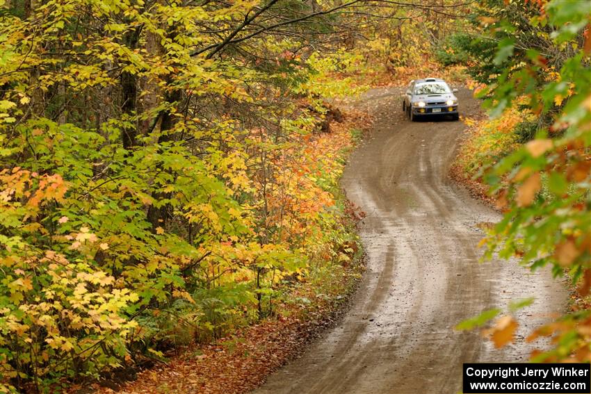 Corey Morris / Josh Nykanen Subaru Impreza on SS13, Trouble.