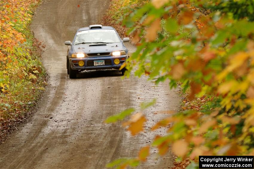 Corey Morris / Josh Nykanen Subaru Impreza on SS13, Trouble.