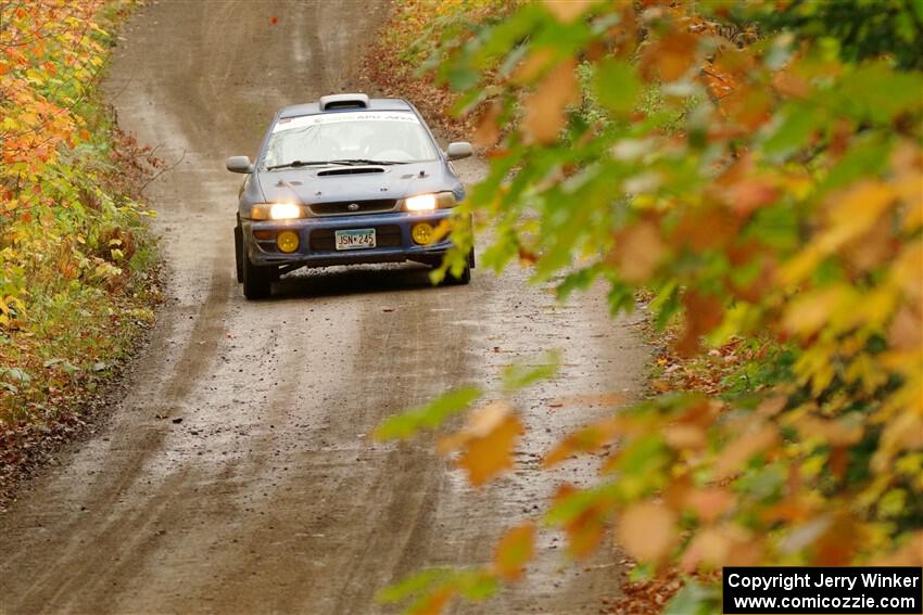 Corey Morris / Josh Nykanen Subaru Impreza on SS13, Trouble.