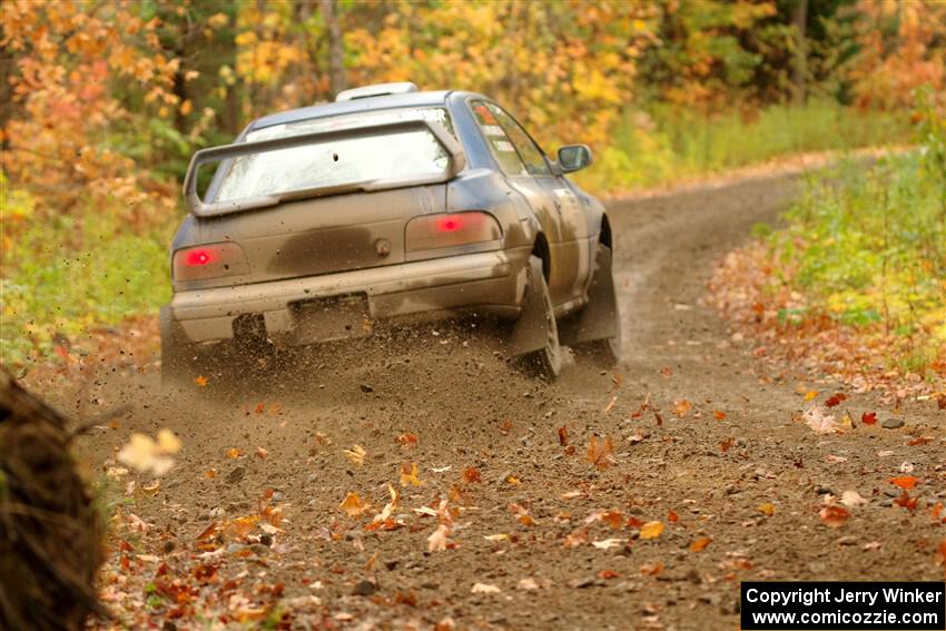 Corey Morris / Josh Nykanen Subaru Impreza on SS13, Trouble.