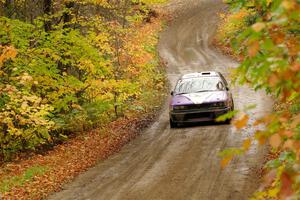 Michael Miller / Angelica Miller Mitsubishi Galant VR-4 on SS13, Trouble.