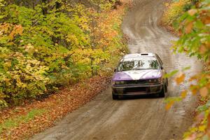 Michael Miller / Angelica Miller Mitsubishi Galant VR-4 on SS13, Trouble.