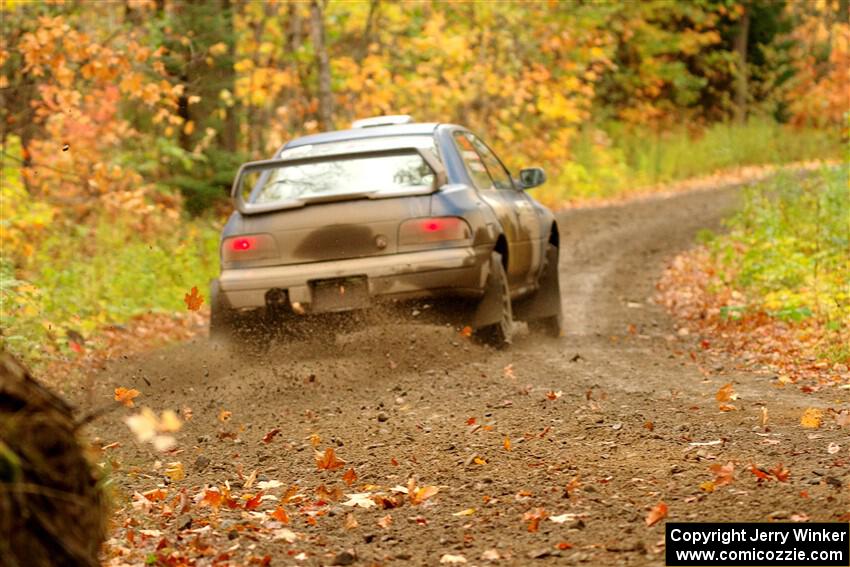 Corey Morris / Josh Nykanen Subaru Impreza on SS13, Trouble.