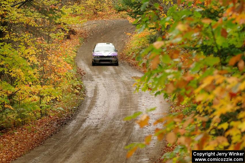 Michael Miller / Angelica Miller Mitsubishi Galant VR-4 on SS13, Trouble.