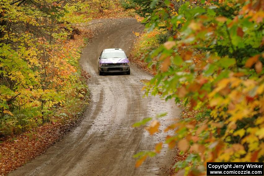 Michael Miller / Angelica Miller Mitsubishi Galant VR-4 on SS13, Trouble.