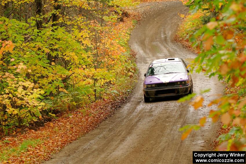 Michael Miller / Angelica Miller Mitsubishi Galant VR-4 on SS13, Trouble.