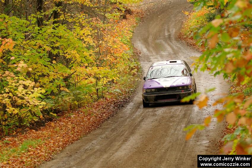 Michael Miller / Angelica Miller Mitsubishi Galant VR-4 on SS13, Trouble.