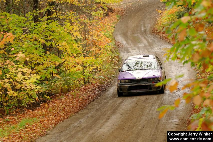 Michael Miller / Angelica Miller Mitsubishi Galant VR-4 on SS13, Trouble.