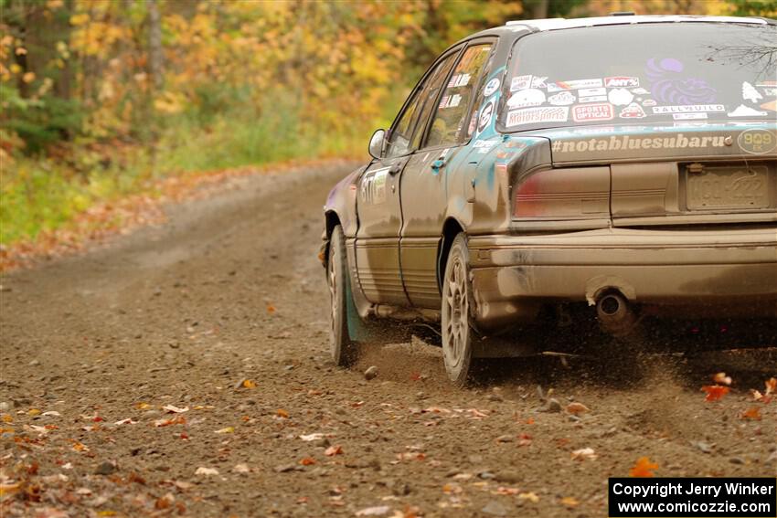 Michael Miller / Angelica Miller Mitsubishi Galant VR-4 on SS13, Trouble.