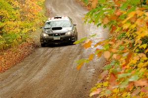 Matt James / Jackie James Subaru Impreza on SS13, Trouble.