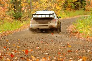 Matt James / Jackie James Subaru Impreza on SS13, Trouble.