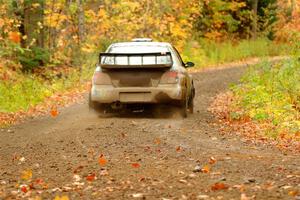 Matt James / Jackie James Subaru Impreza on SS13, Trouble.