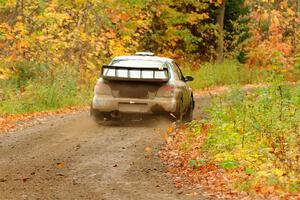 Matt James / Jackie James Subaru Impreza on SS13, Trouble.