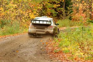 Matt James / Jackie James Subaru Impreza on SS13, Trouble.