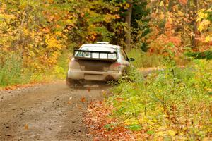 Matt James / Jackie James Subaru Impreza on SS13, Trouble.