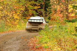 Matt James / Jackie James Subaru Impreza on SS13, Trouble.