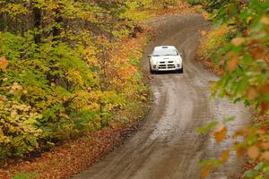 Doug B. Shepherd / Chris LaBaere Dodge SRT-4 on SS13, Trouble.