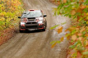 Gabe Jacobsohn / Ian Nelson Subaru WRX STi on SS13, Trouble.