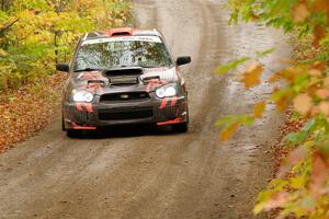 Gabe Jacobsohn / Ian Nelson Subaru WRX STi on SS13, Trouble.